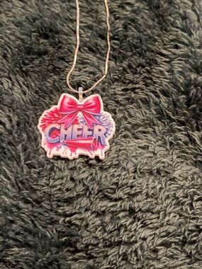 Cheer Pink Bow Pendant Necklace - Women Jewelry